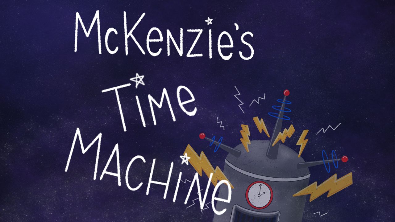 McKenzie's Time Machine Laser Cut Props